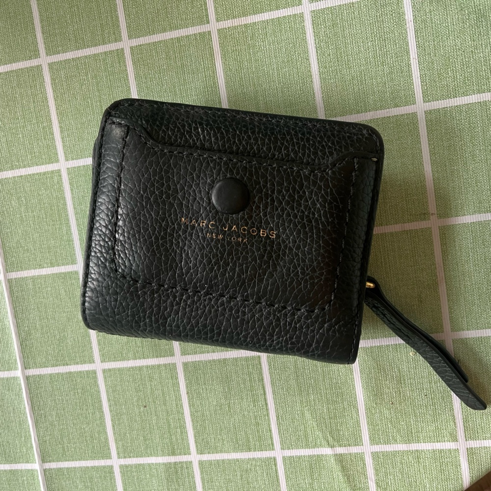 Marc Jacobs M0013054 Zip Around Leather Black Wallet